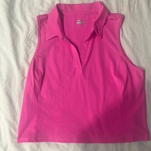 Hot pink sports top